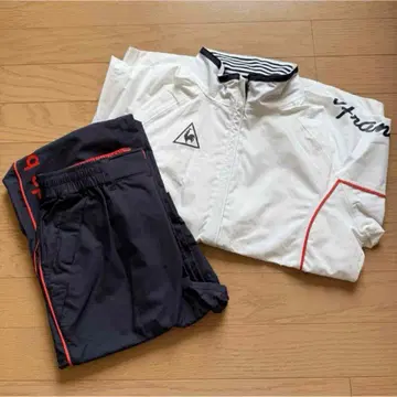 Le Coq Sportif 골프 우비 상하의 세트 사이즈 S