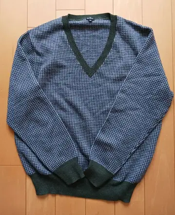 Paul Smith XL 체크 무늬 니트 스웨터