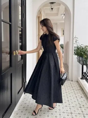 birthday bash JACQUARD HEPBURN DRESS