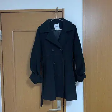 GYDA 블랙 트렌치코트
