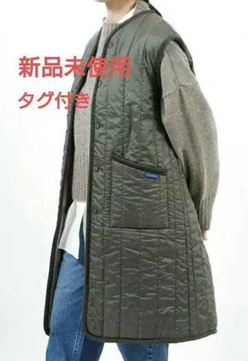 미사용 새상품 택 포함 라벤햄 퀼팅 롱 베스트