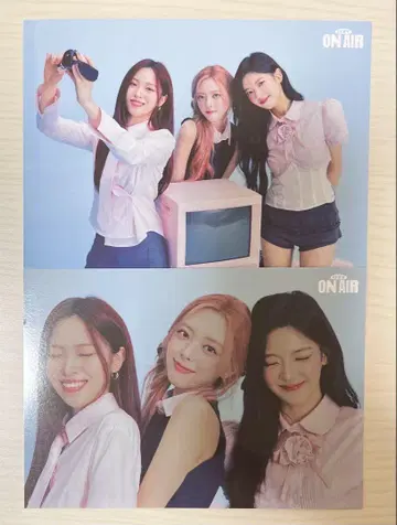 ITZY ON AIR 팬미팅 랜덤 포토카드 류진, 유나, 리아