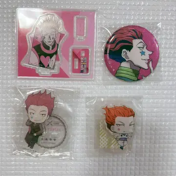 HUNTER x HUNTER 히소카 아크릴 피규어 컬렉션 캔뱃지