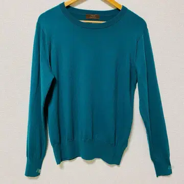 Vandori 뱅드림 남성용 울 니트 사이즈 2 (M) 그린 하이 게이지