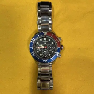 세이코 V175 Padi 다이버 펩시 베젤
