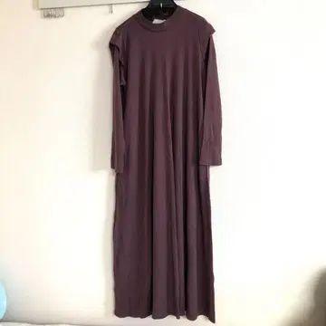 새상품 오드리 앤 존 와드 울 혼방 원피스 프리 사이즈 와인