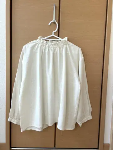 블루윌로우 마 혼방 면 블라우스 셔츠
