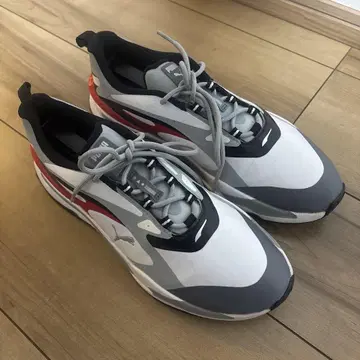 Puma 골프화 화이트/그레이/레드