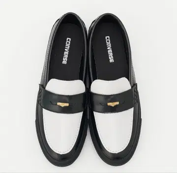 CONVERSE 블랙/화이트 코인 로퍼