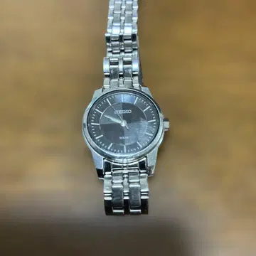 SEIKO 쿼츠 손목시계 블랙