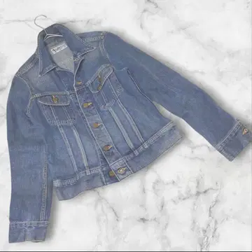 리 G S 인디고 파랑 블루 긴팔 숏 기장