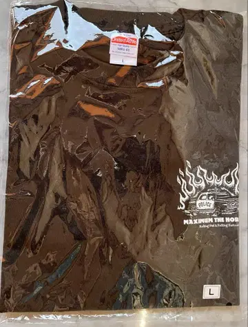 맥시멈 더 호르몬 T셔츠 L사이즈 흑먹색 순찰차