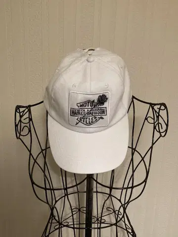 Harley-Davidson 할리 포니테일 캡 헤이세이 장미 화이트