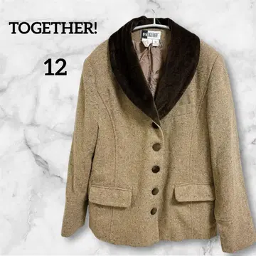 TOGETHER! 브라운 자켓 사이즈 12