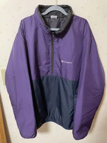 Champion 하프 지퍼 나일론 자켓 XL