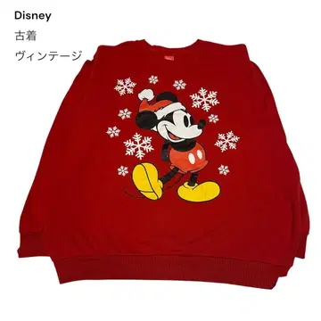 [ 빈티지 ] Disney 미키마우스 트레이닝복 맨투맨 남성용
