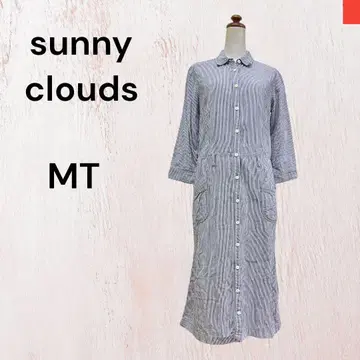 써니클라우드 SUNNY CLOUDS 코튼 린넨 셔츠 원피스 MT