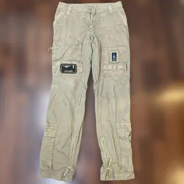 AERONAUTICA MILITARE 카고 팬츠 베이지