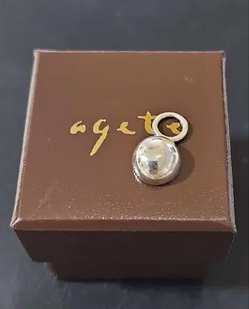 agete 실버 목걸이 참
