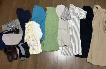 여성용 8점 + 덤 포함 넉넉한 빅 사이즈 의류 (L~3L) 묶음 판매