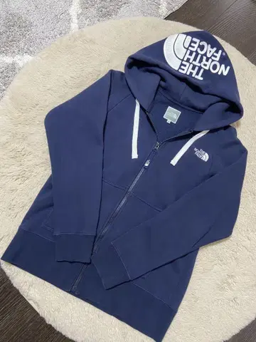 새상품급 THE NORTH FACE 네이비 풀 집업 후드티 M