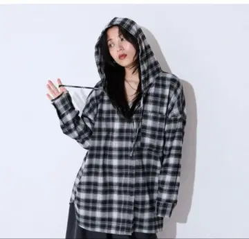 당일 발송 가능! 체크 BIG 후디 지나시스 이번 시즌 신상