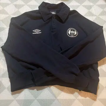 UMBRO 네이비 폴로 롱 맨투맨