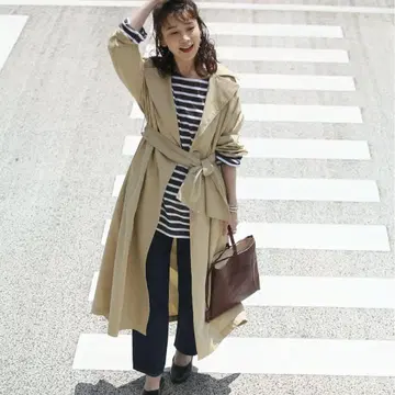 저널 스탠다드 스프링 코트 롱 기장