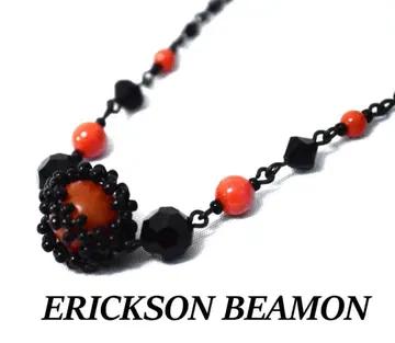 ERICKSON BEAMON 목걸이 블랙 레드
