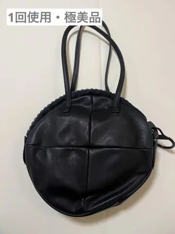 [ 새상품급 ] 카와카와 서클 토트 블랙 숄더백