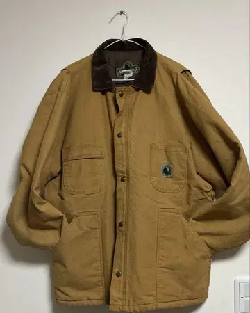 BERCOWEAR 베이지 자켓 코듀로이 옷깃 USA제