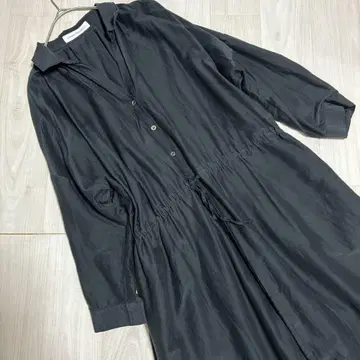 URBAN RESEARCH 코튼 실크 혼방 원피스 블랙 프리 사이즈