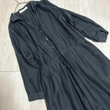 URBAN RESEARCH 코튼 실크 혼방 원피스 블랙 프리 사이즈