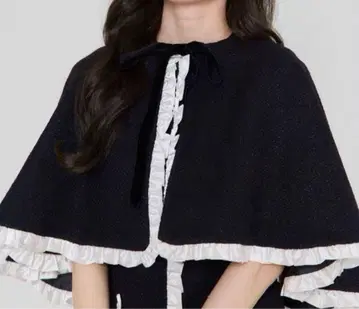 jiltu petit frill cape&dress (케이프만) 블랙