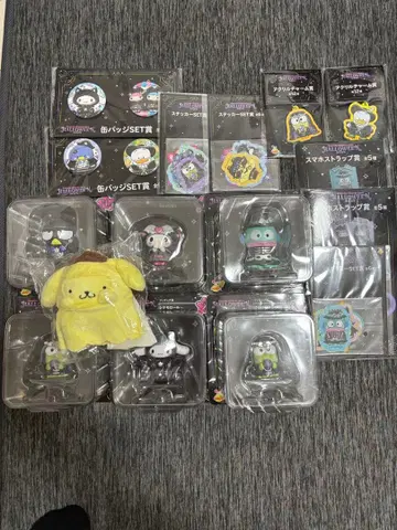 산리오 해피 복권 할로윈 2025 피규어상 외 묶음 판매