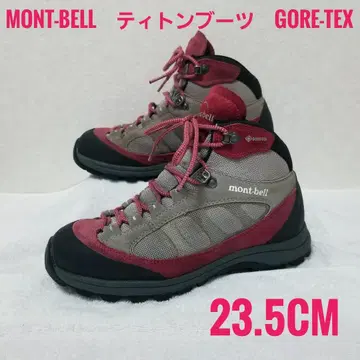 [ 23.5cm ] 몽벨 티톤 부츠 고어텍스 레드 핑크