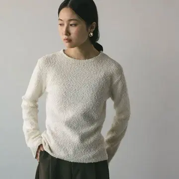 STYLEMIXER 그라인 숏 니트