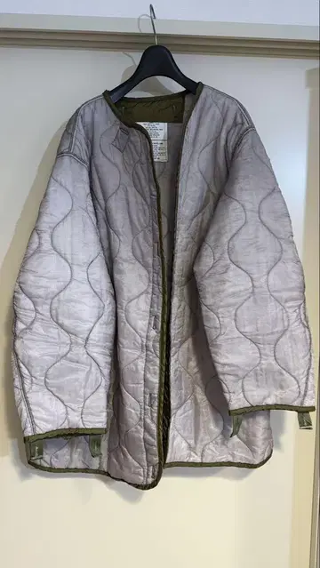 US ARMY M65 퀼팅 라이너 퍼플 밀리터리