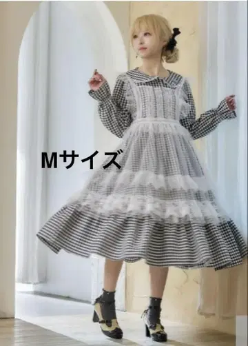 호시나 사쿠라코 시마무라 튤 에이프런 화이트 M 사이즈