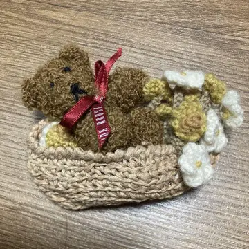 핑크하우스 곰 브로치