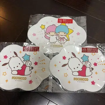 산리오 캐릭터 대상 당첨 복권 구름형 트레이 3개 세트