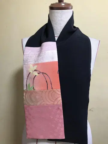 기모노 리메이크 순수 실크 머플러 스톨