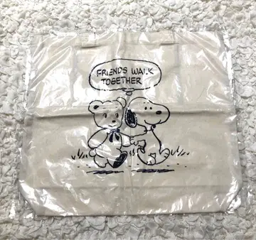 파미리아 x 스누피 밴드 포함 토트백 대 아이보리