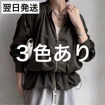 DOUDOU(두두) 시어 헴 노카라 블루종