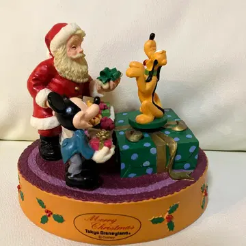 디즈니 미키 미니 크리스마스 오르골 Disney 산타클로스