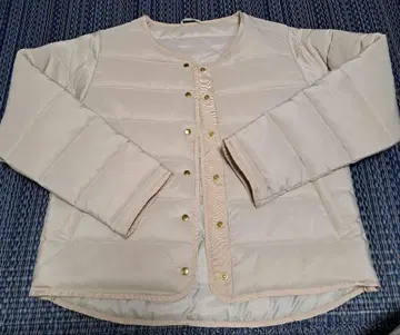 Samansa Mos2 베이지 다운 자켓