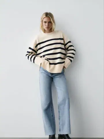 자라 ZARA 보더 니트