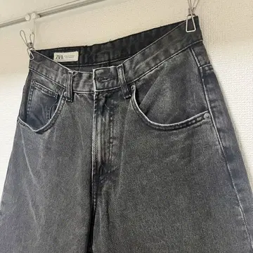 ZARA 배기진 다크 그레이 데님 38 M-L 상당