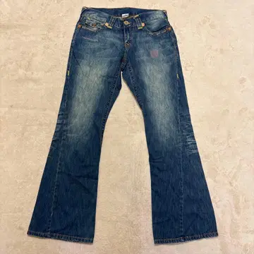 초레어 TRUE RELIGION 플레어 데님 팬츠 USA제 y2k