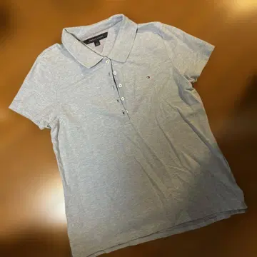 TOMMY HILFIGER 반팔 피케 셔츠 L 블루